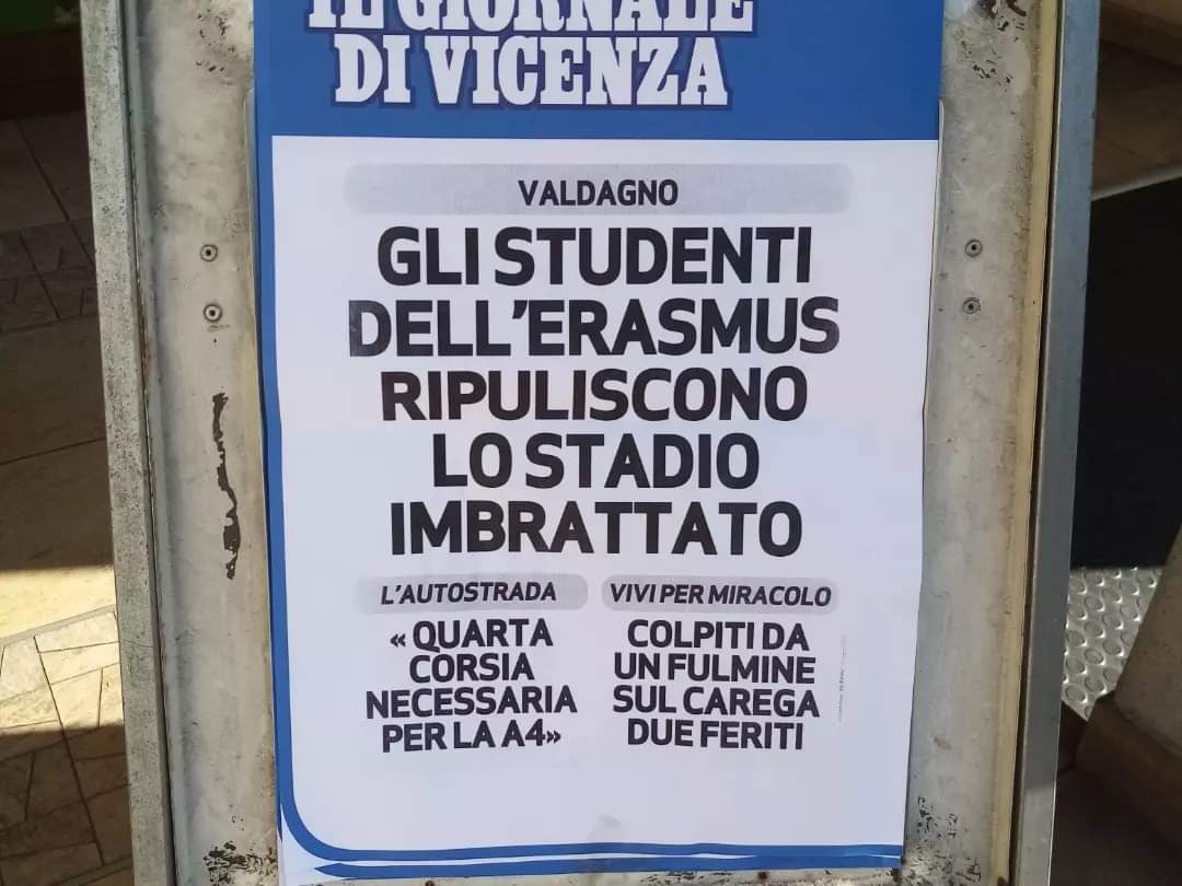 Locandina del Giornale di Vicenza